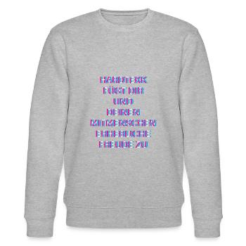 Hardtekk Tekk - Stanley/Stella Unisex Bio-Sweatshirt CHANGER  - Grau meliert - Vorne - Nik (191cm) & Marisol (170cm)