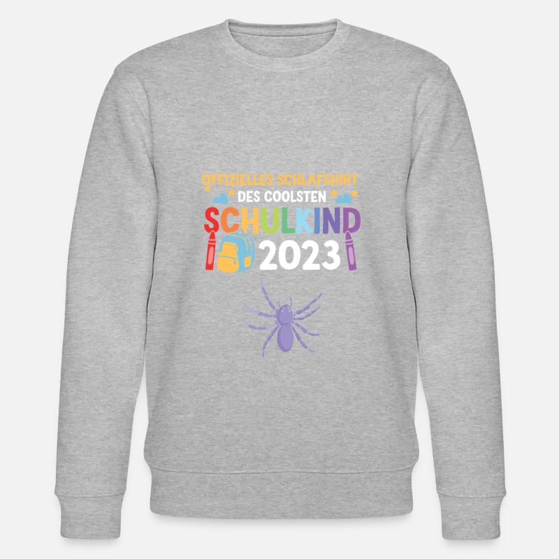 Spinne Schulanfang Schulkind 2023 - Stanley/Stella Unisex Bio-Sweatshirt CHANGER  - undefined