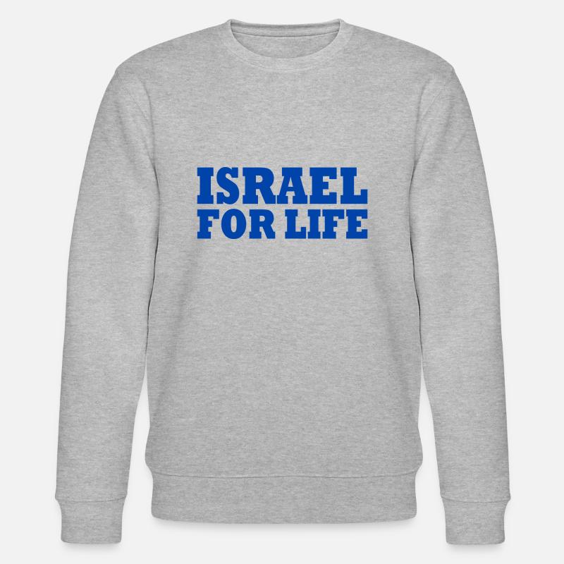 Israel - Stanley/Stella Unisex Bio-Sweatshirt CHANGER  - Grau meliert