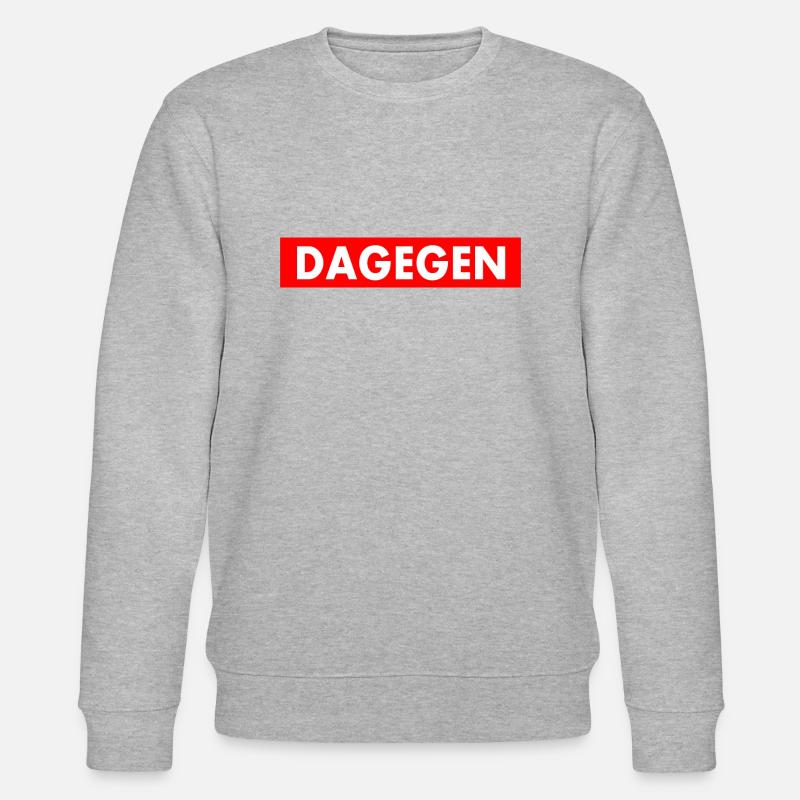 Dagegen - Stanley/Stella Unisex Bio-Sweatshirt CHANGER  - Grau meliert