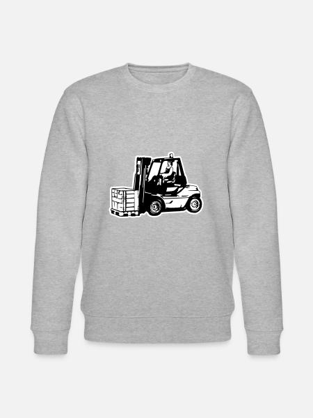 Forklift / fork lift - Stanley/Stella CHANGER Unisex Organic Sweatshirt - heather grey