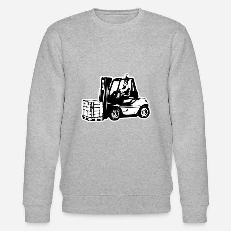 Chariot élévateur / chariot élévateur - Sweat bio CHANGER Stanley/Stella Unisexe - gris chiné