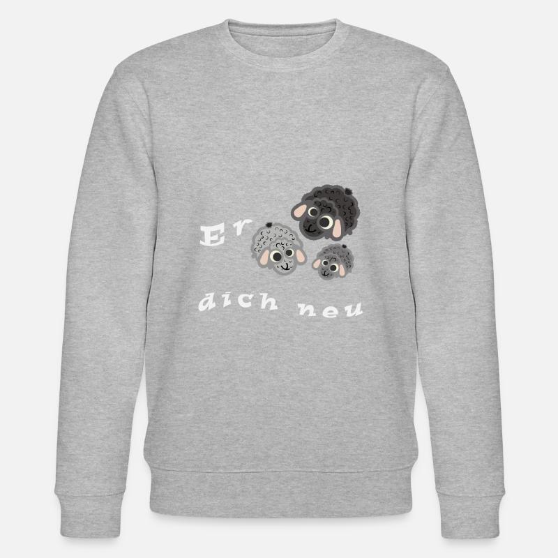 Erschafe dich neu - Stanley/Stella Unisex Bio-Sweatshirt CHANGER  - Grau meliert