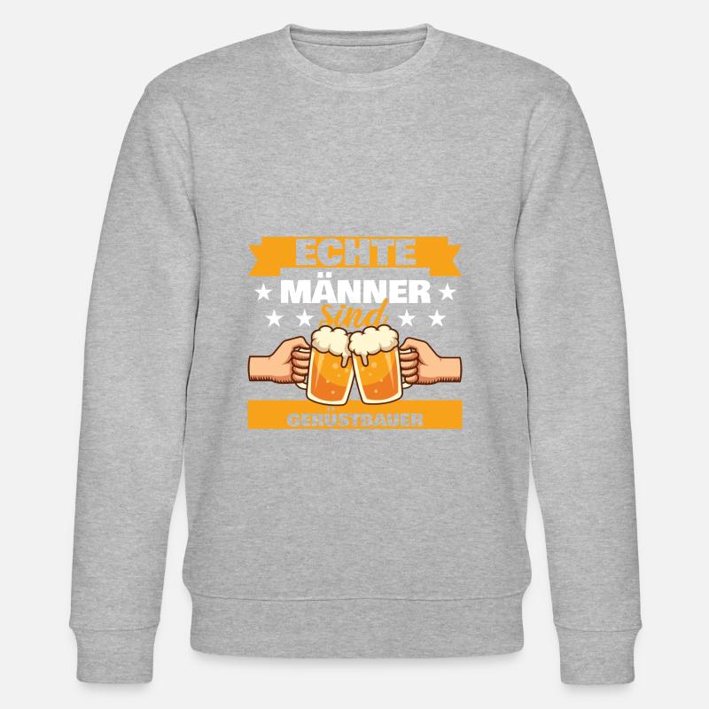 Echte Männer sind Gerüstbauer - Stanley/Stella Unisex Bio-Sweatshirt CHANGER  - undefined