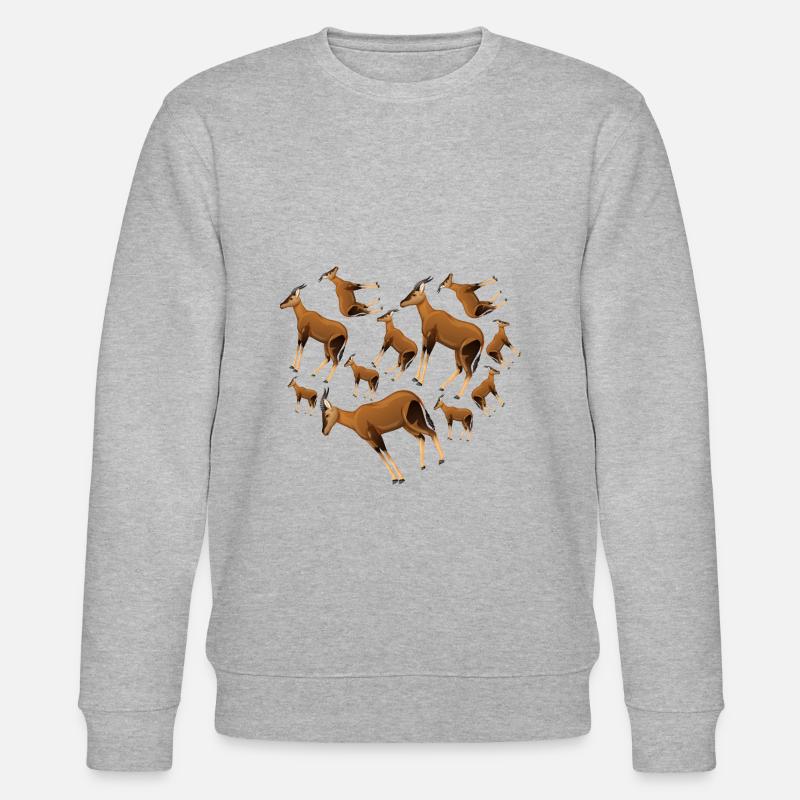 Herz Antilope - Stanley/Stella Unisex Bio-Sweatshirt CHANGER  - undefined