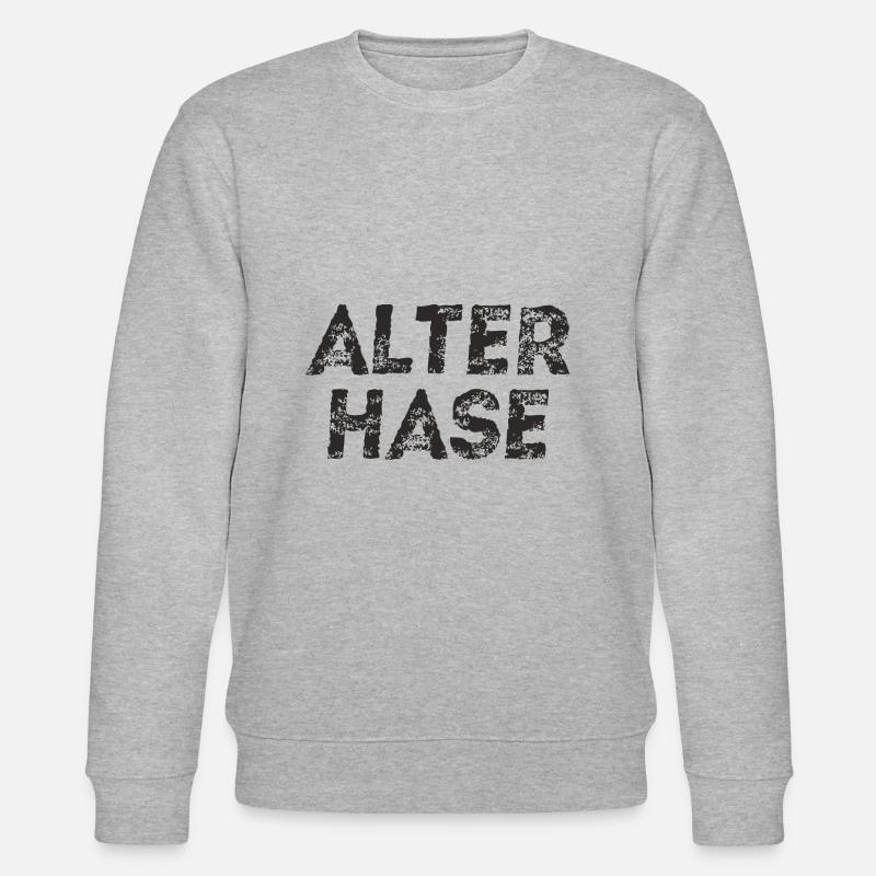 Alter Hase - Stanley/Stella Unisex Bio-Sweatshirt CHANGER  - Grau meliert