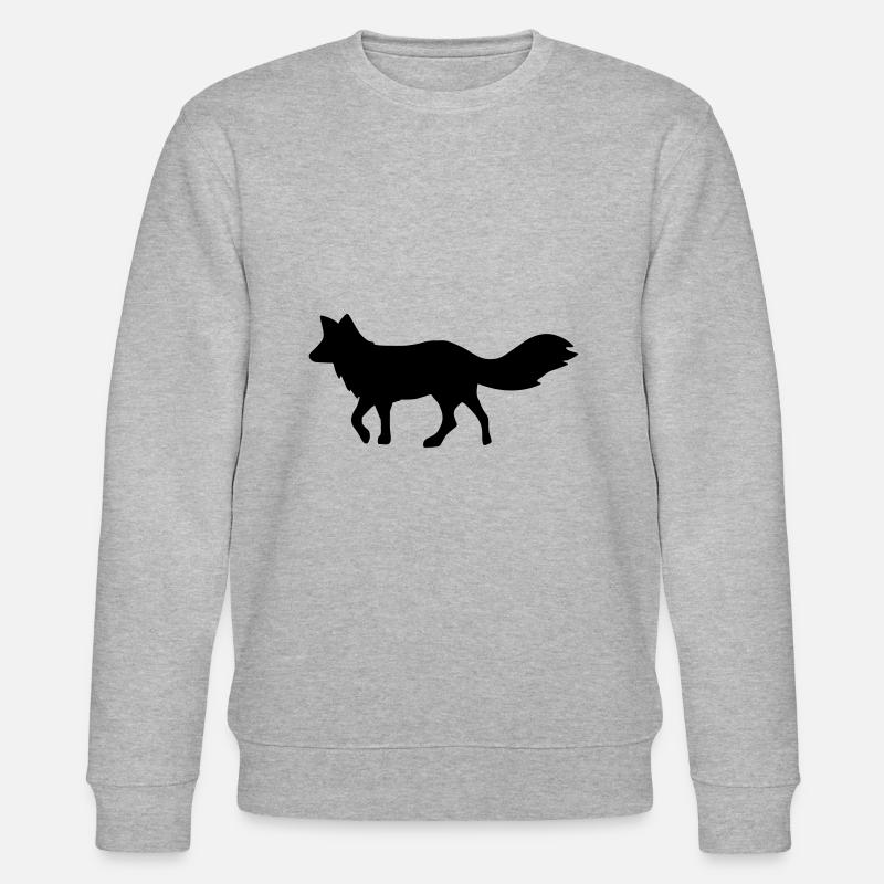 Fuchs Fox Renard - Stanley/Stella Unisex Bio-Sweatshirt CHANGER  - Grau meliert