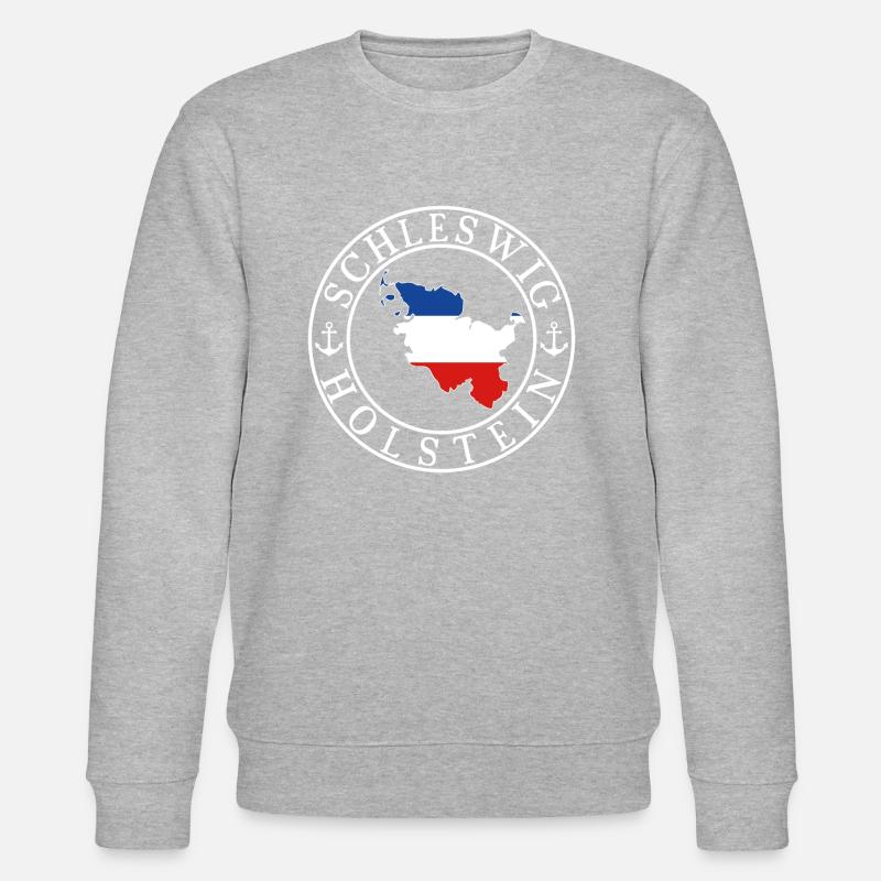 Schleswig-Holstein - Stanley/Stella Unisex Bio-Sweatshirt CHANGER  - Grau meliert