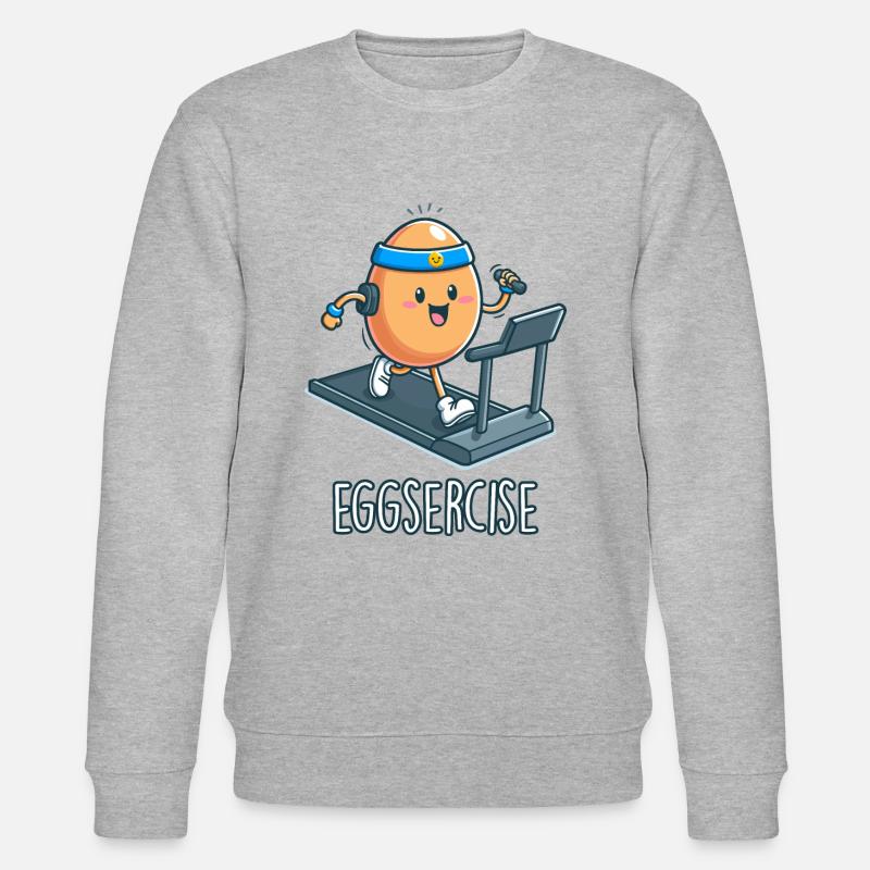 Eggsercise - Sweat bio CHANGER Stanley/Stella Unisexe - gris chiné