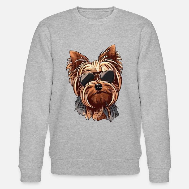 Shih Tzu Art - Sweat bio CHANGER Stanley/Stella Unisexe - gris chiné