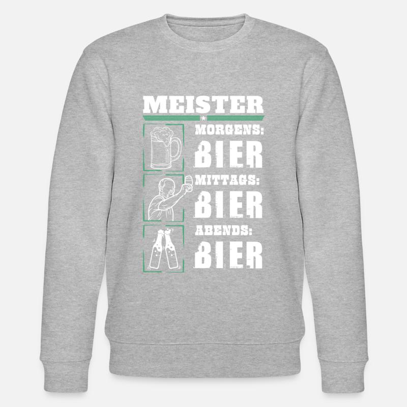 Mon quotidien de maître - Sweat bio CHANGER Stanley/Stella Unisexe - gris chiné