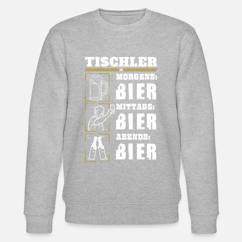 Mon quotidien de menuisier - Sweat bio CHANGER Stanley/Stella Unisexe - gris chiné