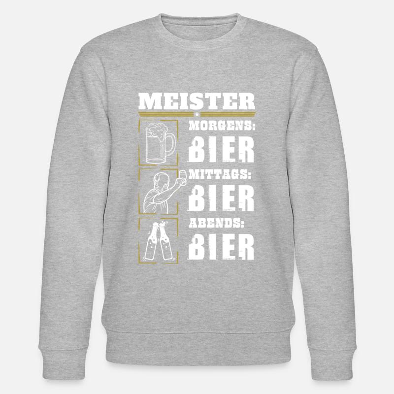 Mon quotidien de maître - Sweat bio CHANGER Stanley/Stella Unisexe - gris chiné