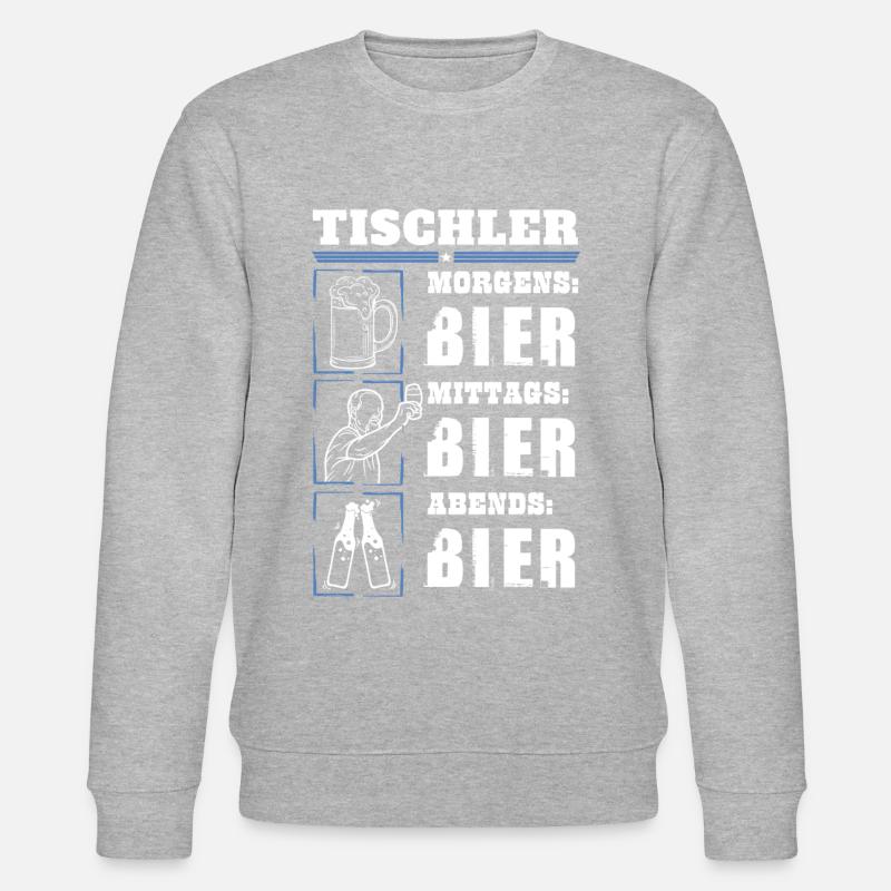 Mon quotidien de menuisier - Sweat bio CHANGER Stanley/Stella Unisexe - gris chiné