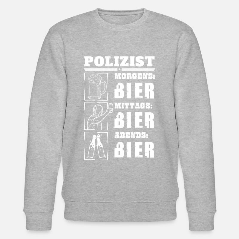 Mon quotidien de policier - Sweat bio CHANGER Stanley/Stella Unisexe - gris chiné