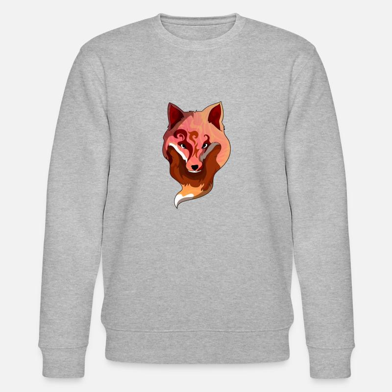 Fuchs - Stanley/Stella Unisex Bio-Sweatshirt CHANGER  - Grau meliert