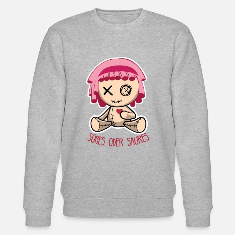 Halloween Puppe - Süßes oder Saures - Stanley/Stella Unisex Bio-Sweatshirt CHANGER  - undefined