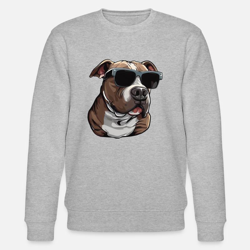 Pitbull L’agent de sécurité - Sweat bio CHANGER Stanley/Stella Unisexe - gris chiné