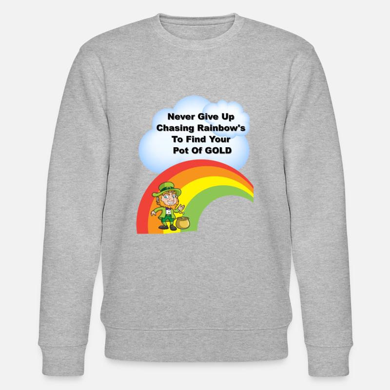 Arc-en-ciel d’or de jour de rue Patricks - Sweat bio CHANGER Stanley/Stella Unisexe - gris chiné