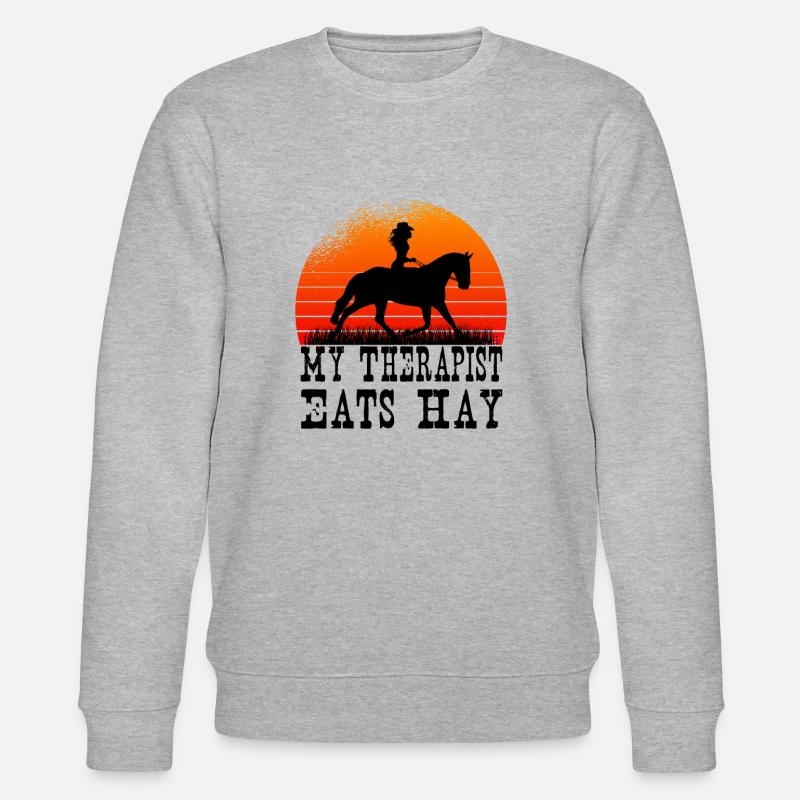 Rodéo Western Cowboy Wild West - Sweat bio CHANGER Stanley/Stella Unisexe - gris chiné