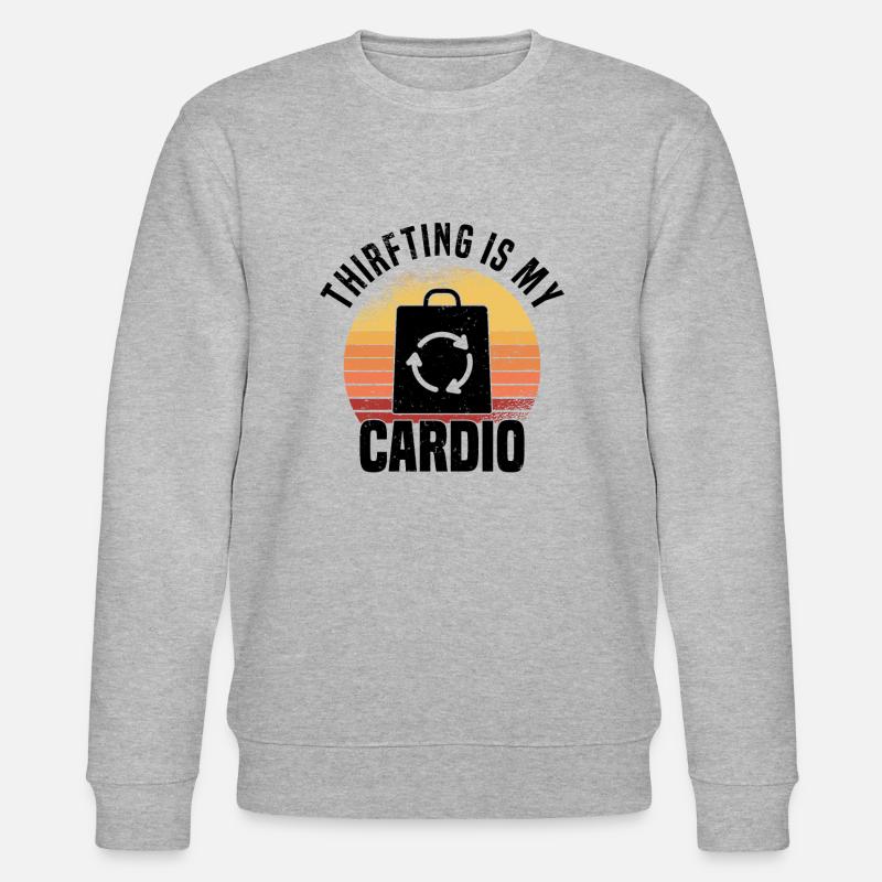 Secondhandladen Secondhand Öko Hipster Gebraucht - Stanley/Stella Unisex Bio-Sweatshirt CHANGER  - Grau meliert