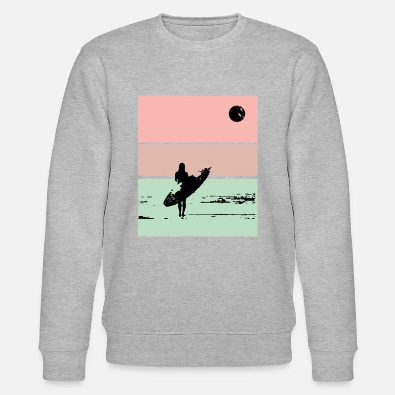 Warten - Stanley/Stella Unisex Bio-Sweatshirt CHANGER  - Grau meliert
