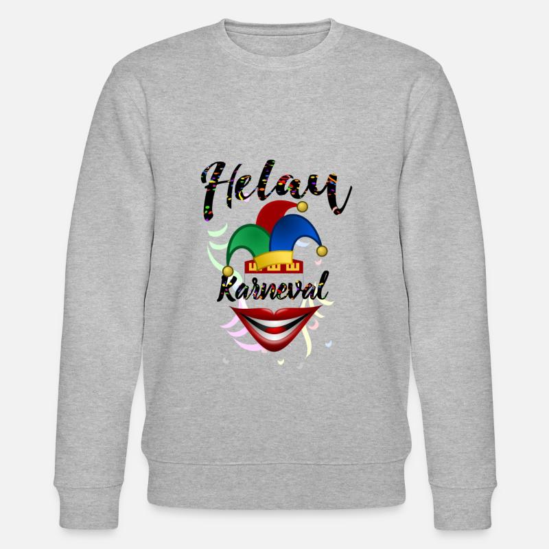 Karneval - Stanley/Stella Unisex Bio-Sweatshirt CHANGER  - Grau meliert