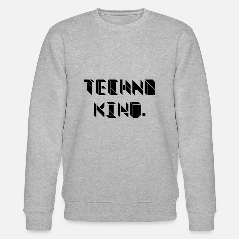 Techno Kind - Stanley/Stella Unisex Bio-Sweatshirt CHANGER  - Grau meliert
