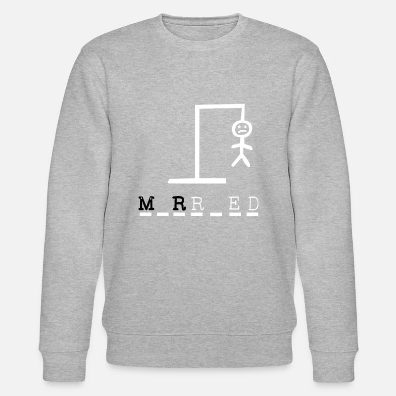 Hangman ermordet - Stanley/Stella Unisex Bio-Sweatshirt CHANGER  - Grau meliert