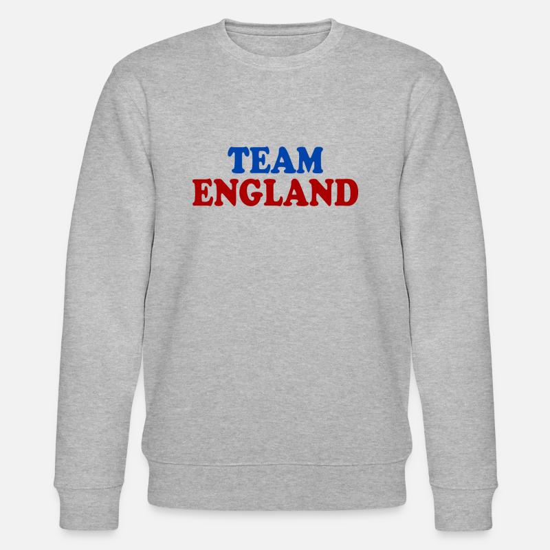 Team england - Stanley/Stella Unisex Bio-Sweatshirt CHANGER  - Grau meliert