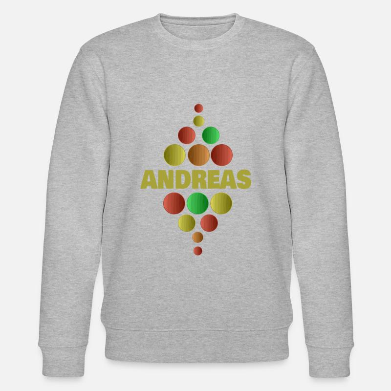 Einschulung Schule Erstklässler Andreas - Stanley/Stella Unisex Bio-Sweatshirt CHANGER  - Grau meliert
