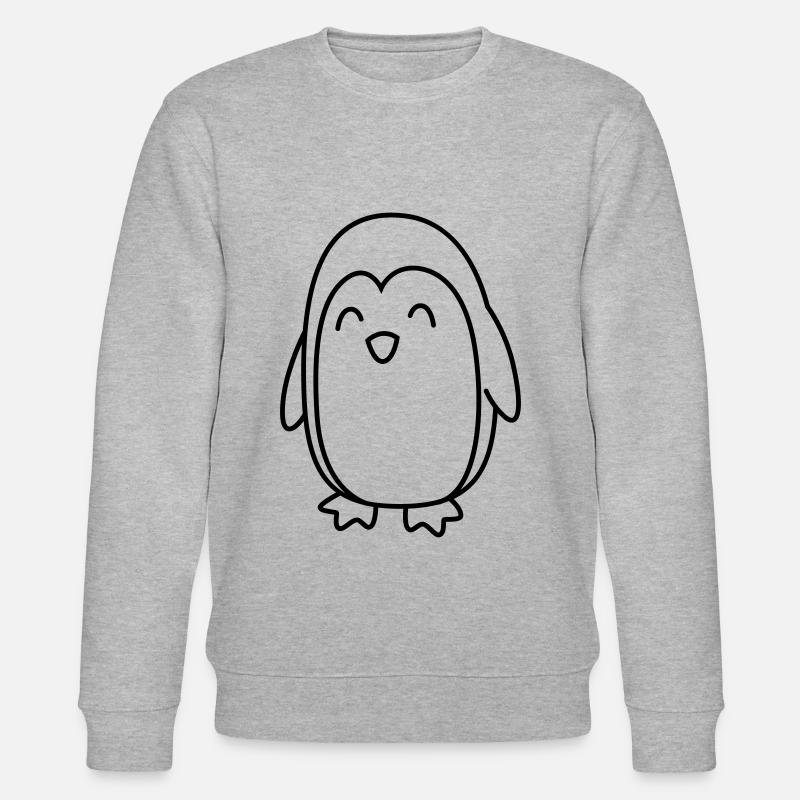 Pingouin Comic Animal - Sweat bio CHANGER Stanley/Stella Unisexe - gris chiné