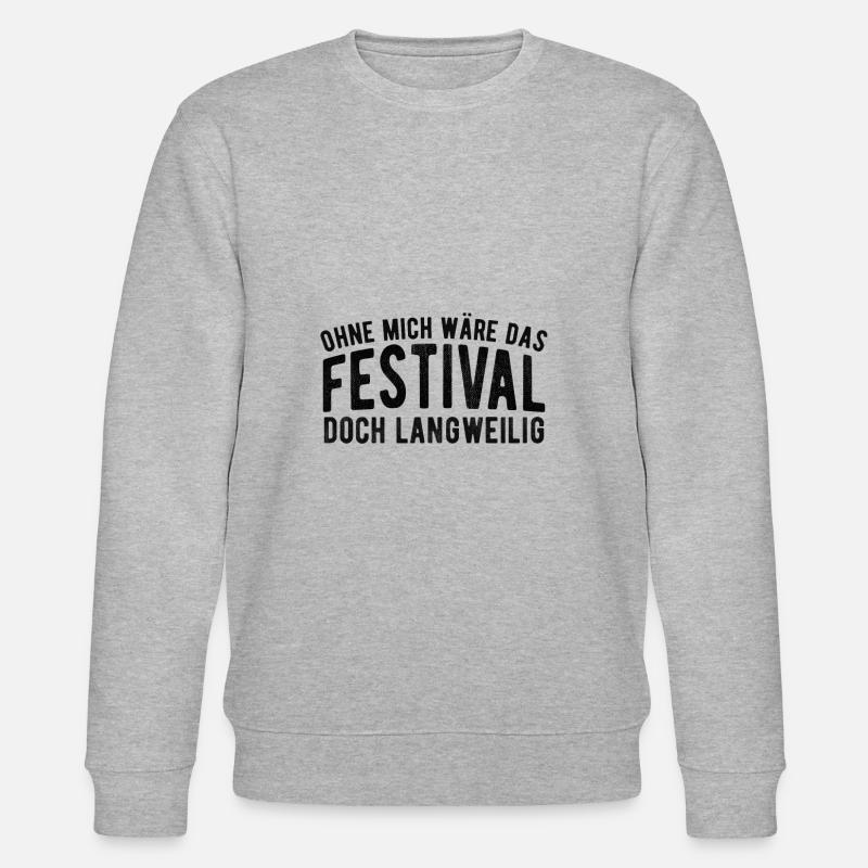Festival - Stanley/Stella Unisex Bio-Sweatshirt CHANGER  - Grau meliert