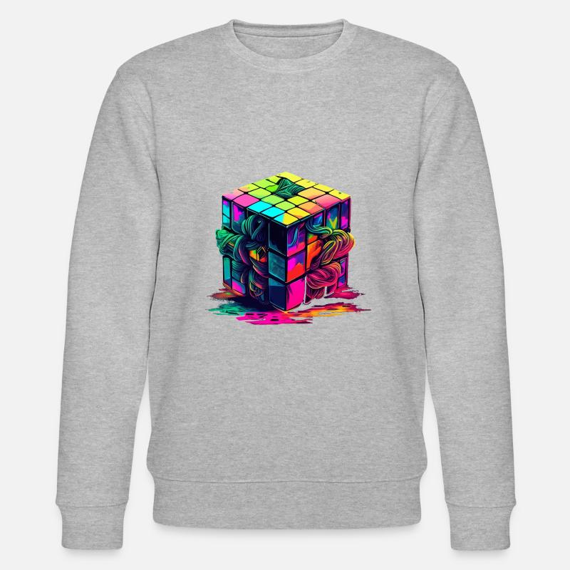 Cube - Stanley/Stella CHANGER Unisex Organic Sweatshirt - heather grey