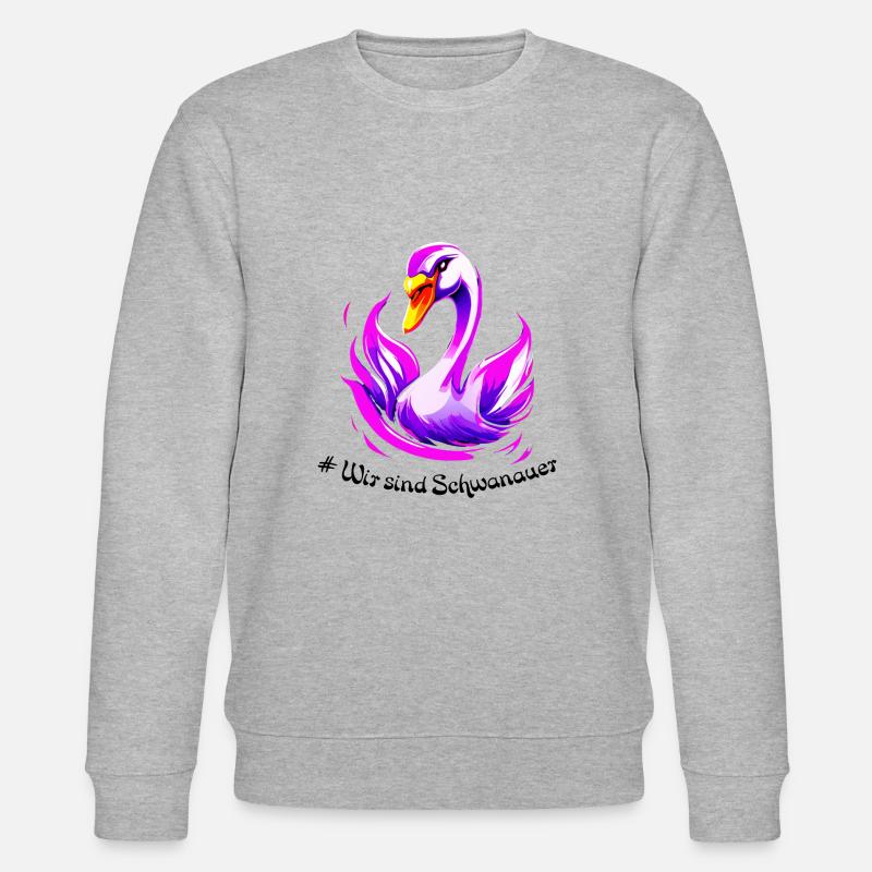 swan Schwanau - Stanley/Stella Unisex Bio-Sweatshirt CHANGER  - Grau meliert
