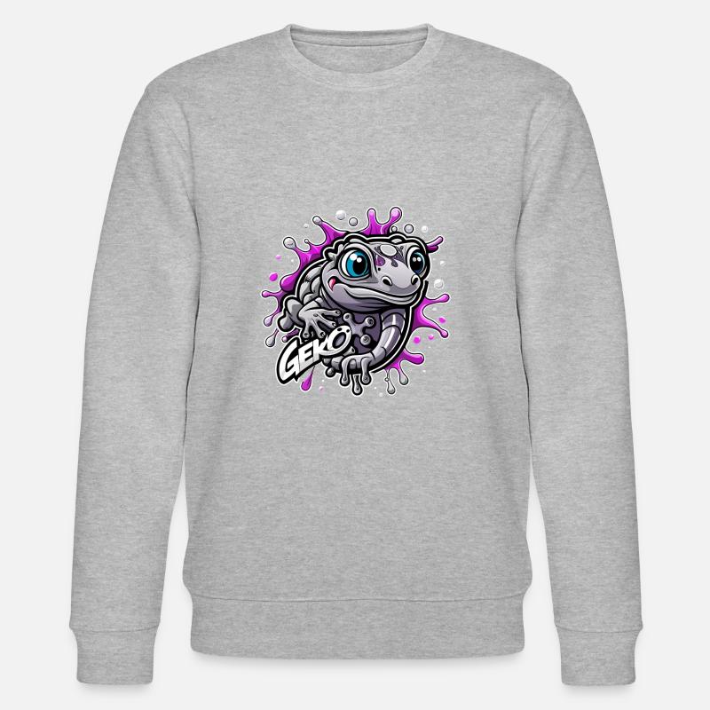 geko - Stanley/Stella Unisex Bio-Sweatshirt CHANGER  - Grau meliert