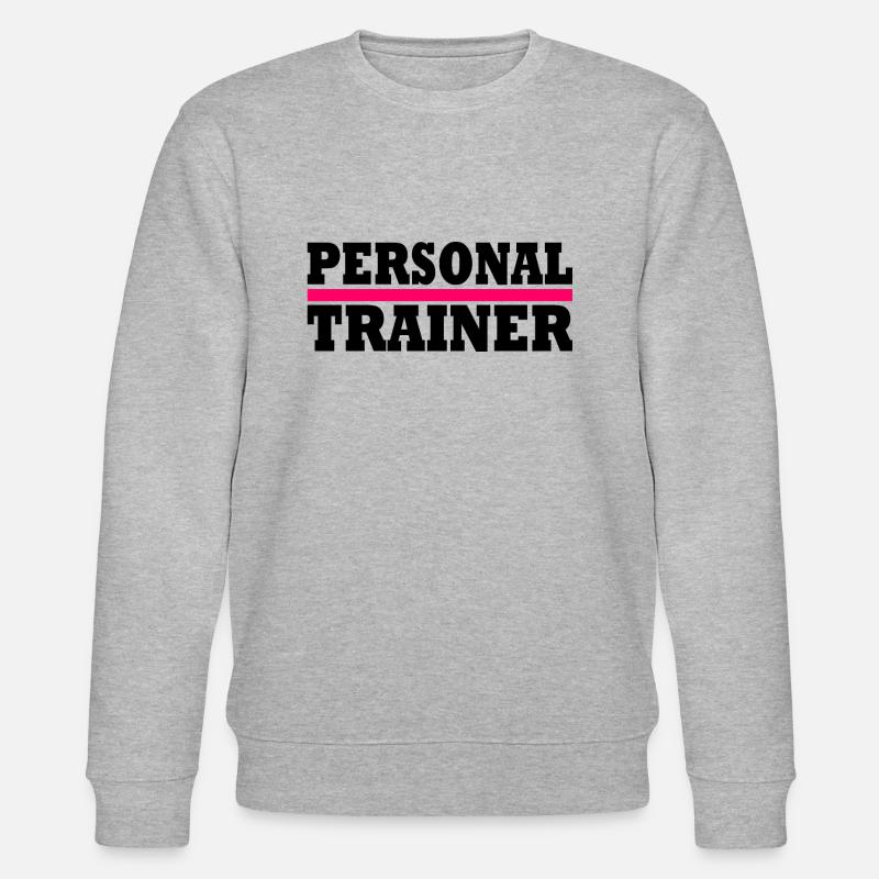 Personal trainer - Stanley/Stella Unisex Bio-Sweatshirt CHANGER  - Grau meliert