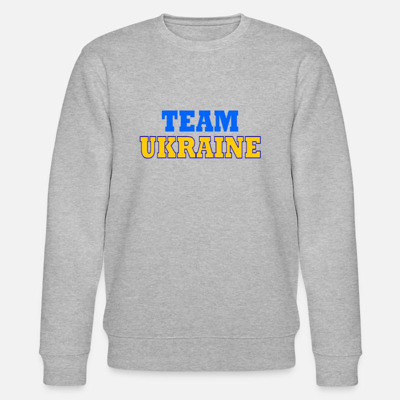 Team ukraine - Stanley/Stella Unisex Bio-Sweatshirt CHANGER  - Grau meliert