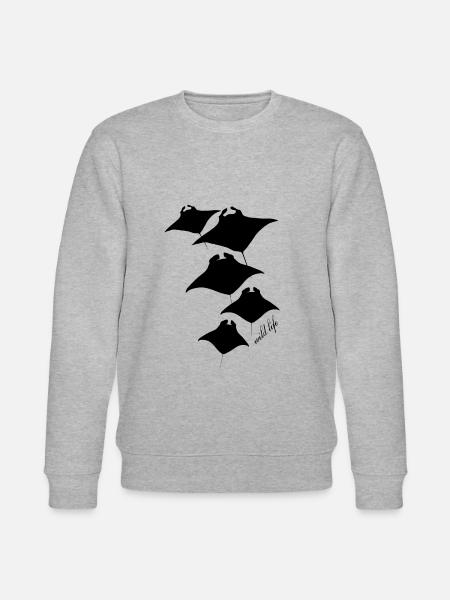 Rays wildlife - Stanley/Stella CHANGER Unisex Organic Sweatshirt - heather grey