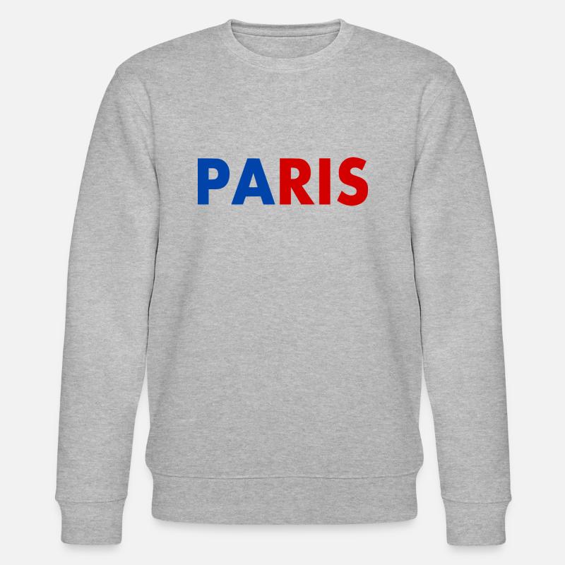 Paris - Stanley/Stella Unisex Bio-Sweatshirt CHANGER  - Grau meliert