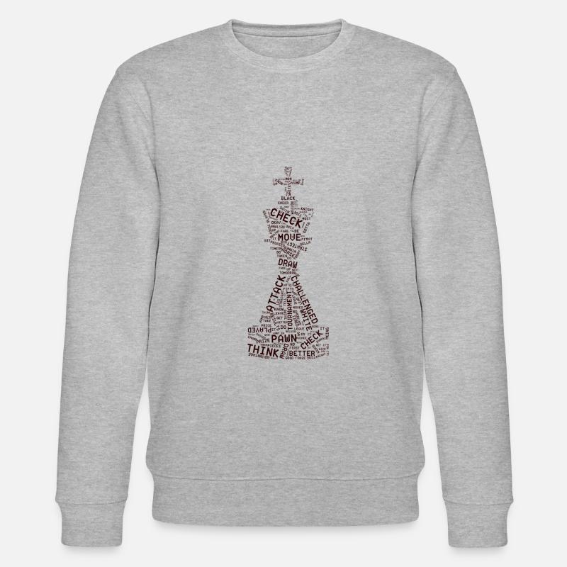 Schach - Stanley/Stella Unisex Bio-Sweatshirt CHANGER  - Grau meliert