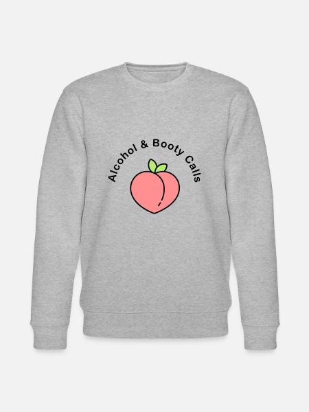 alcohol and booty calls - Stanley/Stella CHANGER Unisex Organic Sweatshirt - heather grey