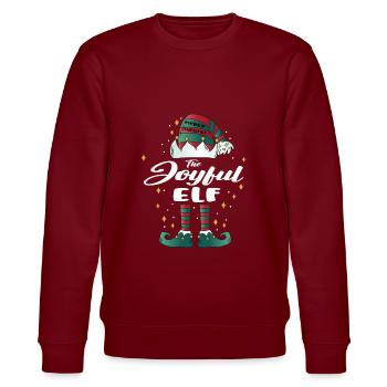 Joyeux elfe drôle famille Noël Noël - Sweat bio CHANGER Stanley/Stella Unisexe - bordeaux - Devant - Nik (191cm) & Marisol (170cm)