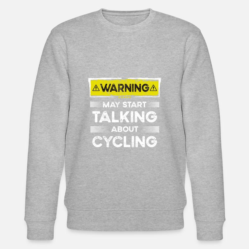 Parler de cyclisme drôle - Sweat bio CHANGER Stanley/Stella Unisexe - gris chiné