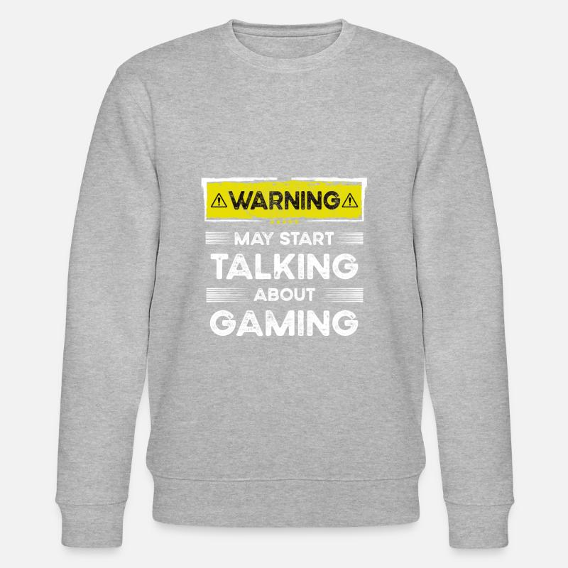 Parler de jeu drôle - Sweat bio CHANGER Stanley/Stella Unisexe - gris chiné