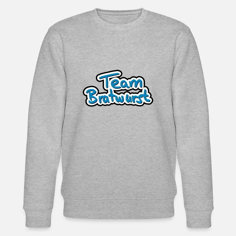 Team Bratwurst - Stanley/Stella Unisex Bio-Sweatshirt CHANGER  - Grau meliert