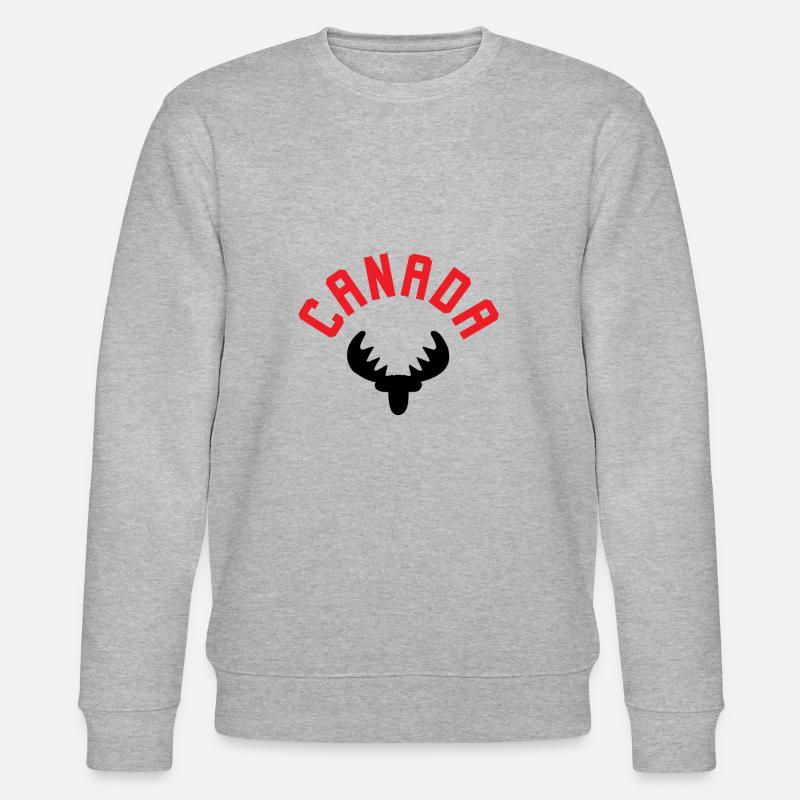 Canada Kanada Elch - Sweat bio CHANGER Stanley/Stella Unisexe - gris chiné