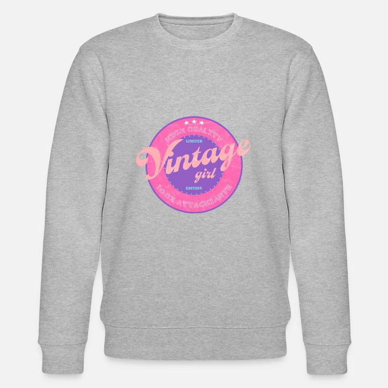 100% liebenswert - Stanley/Stella Unisex Bio-Sweatshirt CHANGER  - Grau meliert