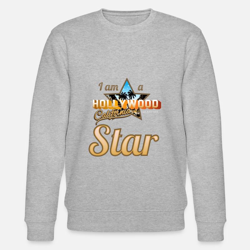 Hollywood Star - Stanley/Stella Unisex Bio-Sweatshirt CHANGER  - Grau meliert