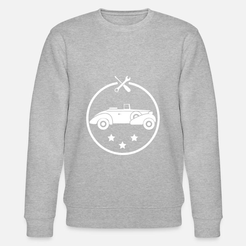Oldtimer - Auto Nostalgisch Vehicles - Stanley/Stella CHANGER Unisex Organic Sweatshirt - heather grey